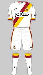 bradford city 2016-17 change kit