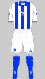 brighton & hove albion 2011 special commemorative kit