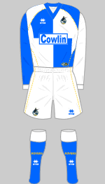 bristol rovers 2008-09 home kit