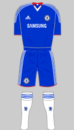 chelsea 2010-11 home strip