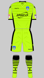 colchester united 2017-18 change kit