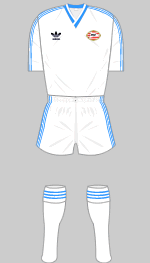 psv eindhoven 1988 european cup final kit