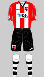 exeter city 2016-17 1st kit