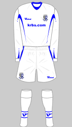 gillingham 2008-09 away kit