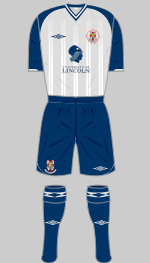 lincoln city 2009-10 away kit