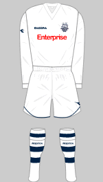 preston north end 2008-09 home alternate kit