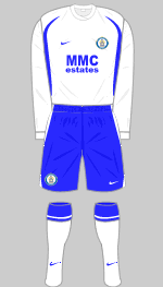 rochdale 2008-09 away kit