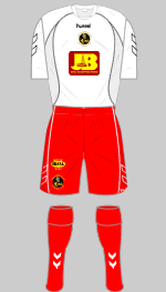 berwick rangers 2009-10 away kit