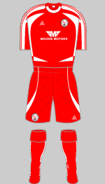 brechin city new home strip 2009-10