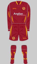 motherwell change kit 2006-07