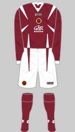 Stenhousemuir 2007-08 kit