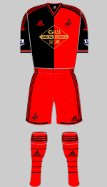 swansea city fc 2014-15 change kit