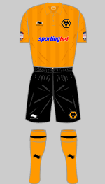 wolverhampton wanderers 2012-13 home kit