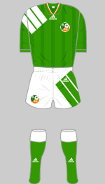 ireland 1992 home kit