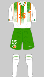 ireland 1994 world cup finals change kit